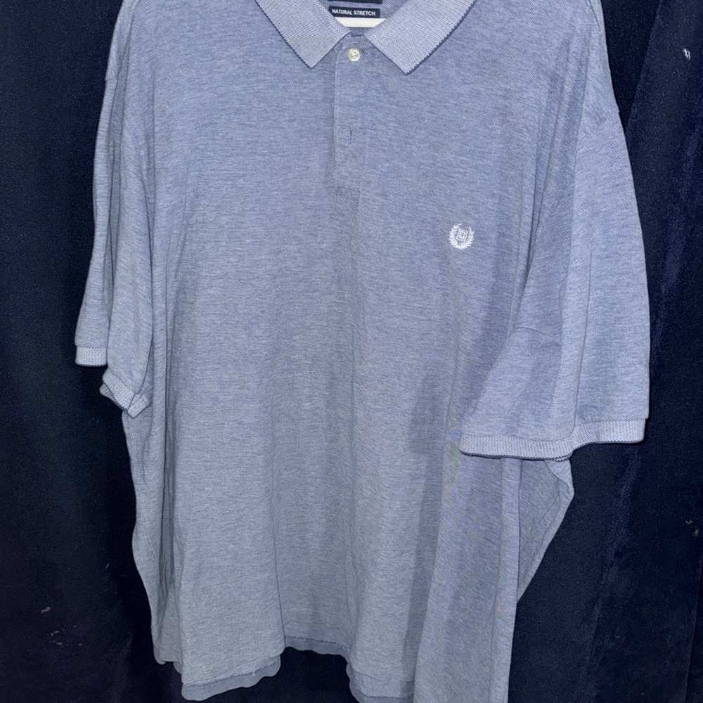 Chaps by Ralph Lauren Blue Polo Shirt with Classic Design